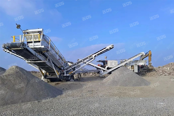 construction debris mobile processing equipment